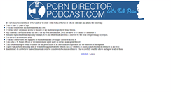 Desktop Screenshot of porndirectorpodcast.com